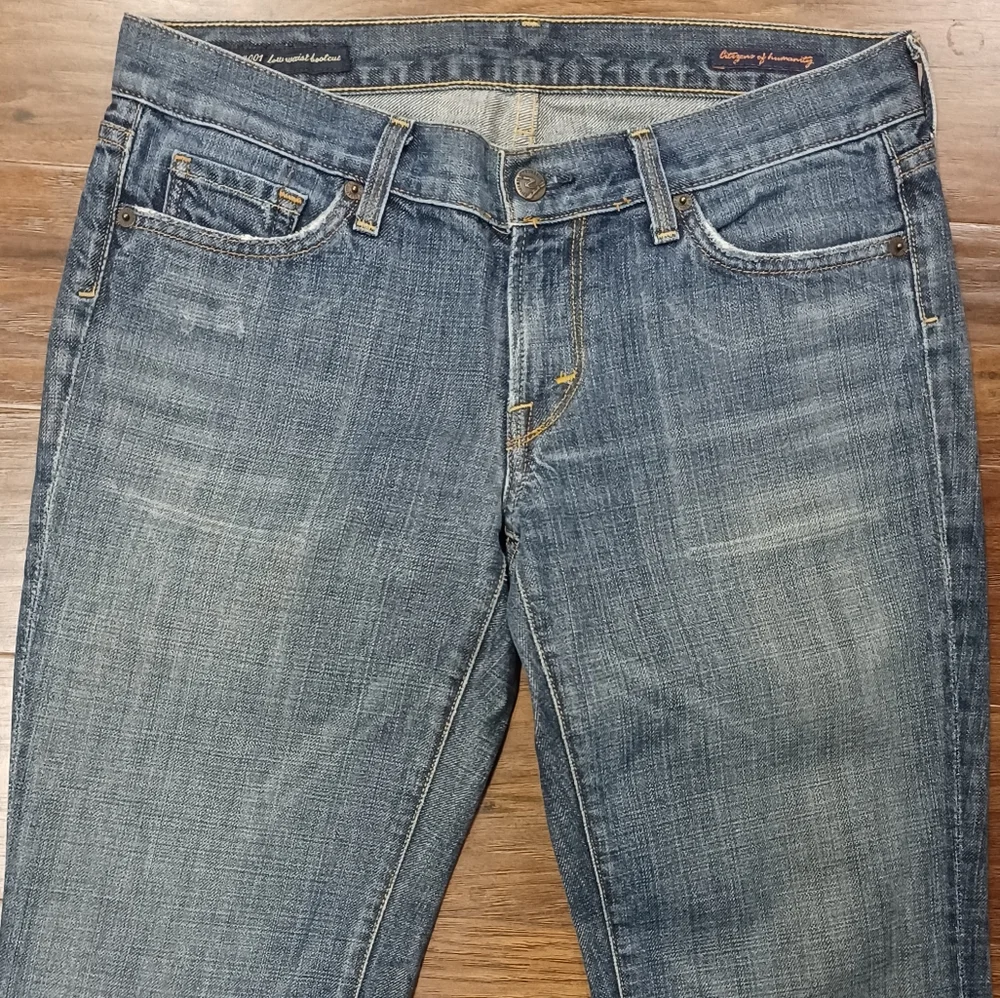 CoH Kelly #001 Low Waist Boot cut blue jeans - Picture 2 of 14